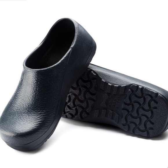 Birkenstock Profi Birki Black Slip On Clogs